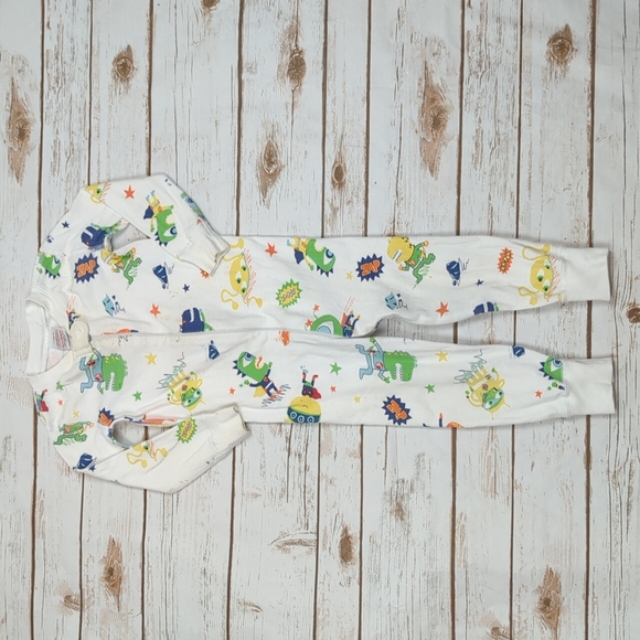 Hanna Andersson White Space Jammies 90cm 3T - Picture 1 of 8